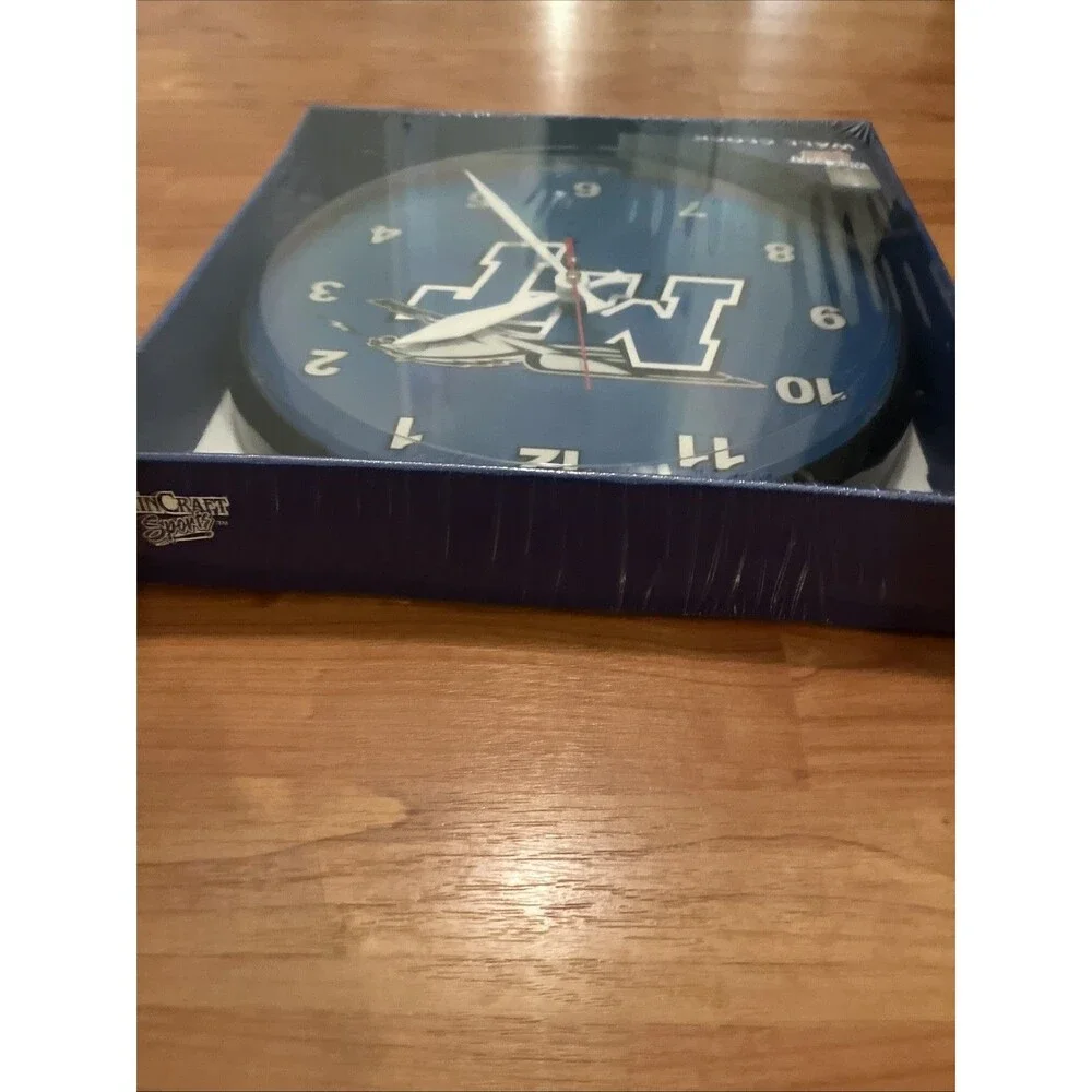 Round Chrome Wall Clock Minnesota Twins 12